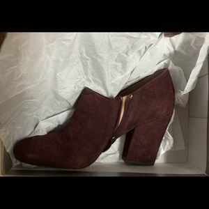 Franco Sarto Suede Booties